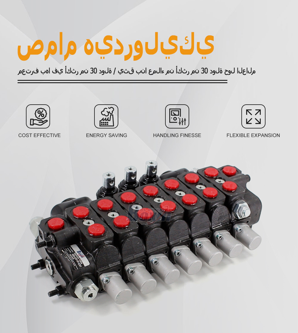 Multi-Spool SD6 Sectional Directional Control Valve for Mobile Machinery